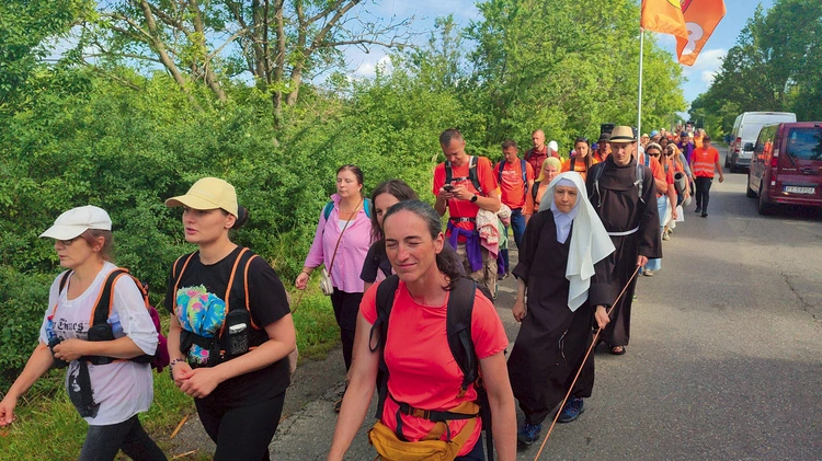 Ponad 230-kilometrowa trasa zakończyła się Eucharystią w bazylice mniejszej.