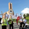 Uczestnicy zgromadzenia wyruszyli spod kościoła pw. bł. Karoliny do Skrzyszowa.