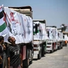 Czekające na wjazd do Strefy Gazy ciężarówki z pomocą humanitarną