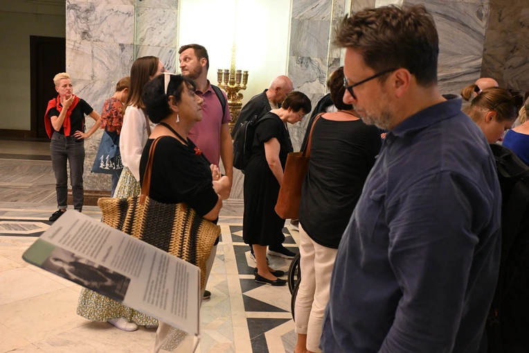 Tischner w centrum Warszawy