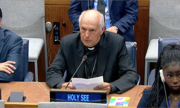 Abp Gabriele Caccia, stały obserwator Watykanu przy ONZ