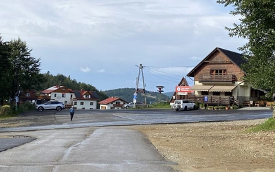 Na Przełęczy Salmopolskiej