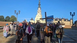 Pielgrzymka... nadal idzie! Wyszli z Jasnej Góry w stronę Krakowa