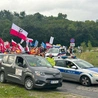 Przejście pielgrzymki przez tamę we Włocławku to zawsze wyjątkowe wydarzenie.