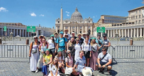 Przez ponad tydzień Pomorzanie m.in. poznawali zabytki stolicy chrześcijaństwa. 