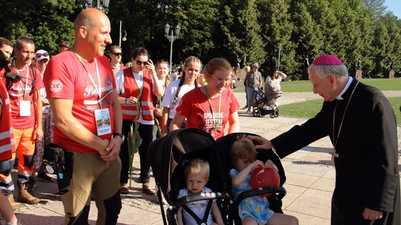 Wejście 45. Pieszej Pielgrzymki Krakowskiej na Jasną Górę cz. 1