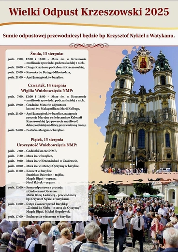 Jutro Wielki Odpust Krzeszowski
