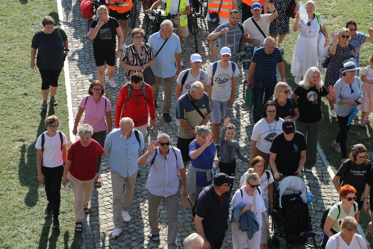 Pielgrzymka 2025. Wejście na Jasną Górę