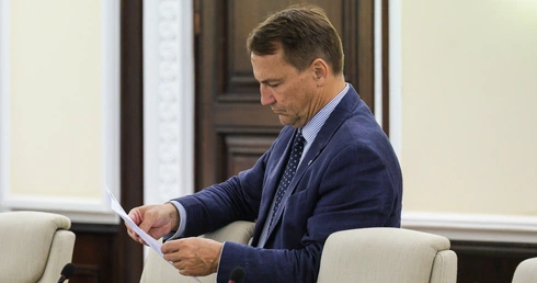 Szef polskiego MSZ, Radosław Sikorski