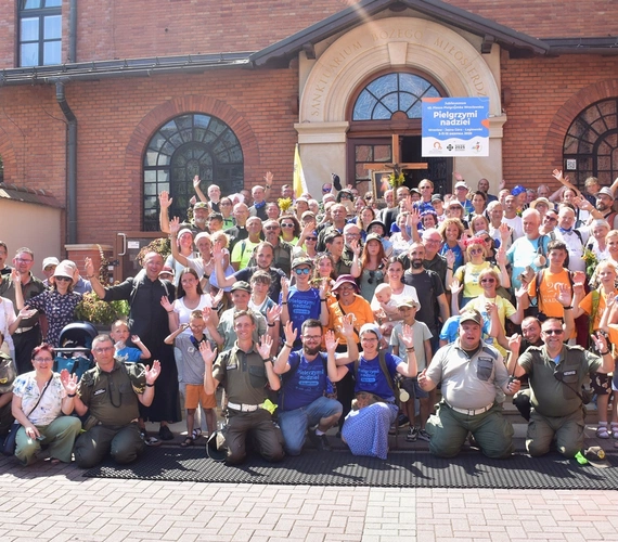 Pielgrzymi z Wrocławia dotarli do Krakowa-Łagiewnik