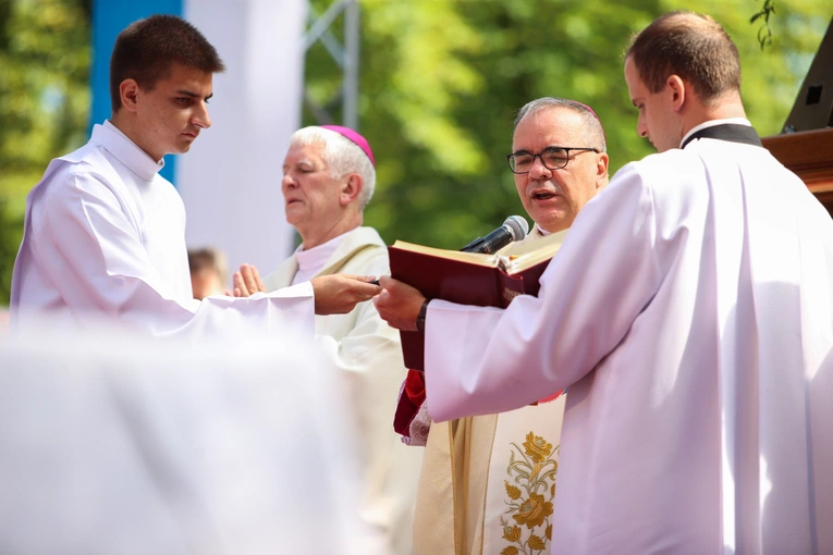 Bp Marek Szudkło i abp Antonio Guido Filipazzi 
