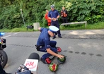 Śląskie. Policja i pogotowie apelują o jazdę w kasku na hulajnodze elektrycznej