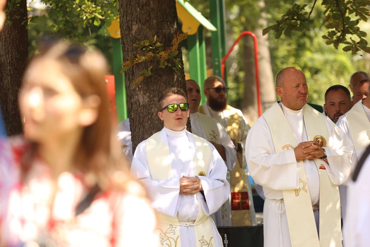 Msza św. w Proszowicach