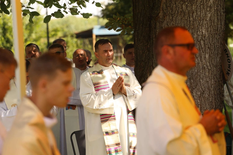 Msza św. w Proszowicach