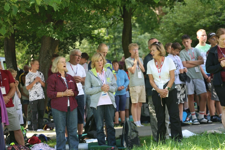 Msza św. w Proszowicach