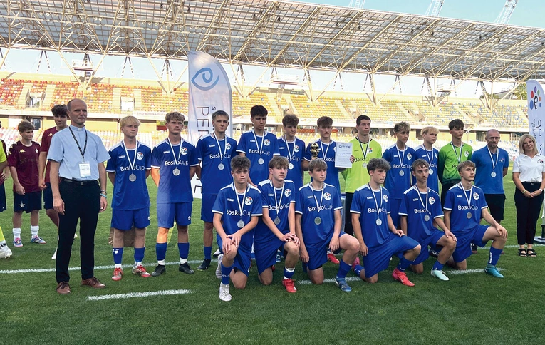 Mecz był cennym doświadczeniem i wielkim przeżyciem dla młodych zawodników.