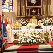 Mszy św. przewodniczył  bp Marek Solarczyk. 