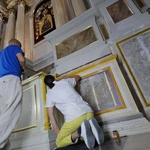 Cenna polichromia Alchimowicza w kościele w Starej Błotnicy