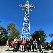 Piekary Śląskie. Śląski postój na trasie Pielgrzymki Motocyklistów "Od Krzyża do Krzyża" [ZDJĘCIA]
