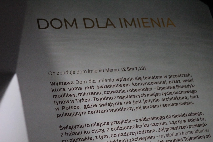 Dom dla Imienia - nowa wystawa w Tyńcu