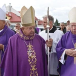Pożegnanie abp. Józefa Kowalczyka w Jadownikach Mokrych