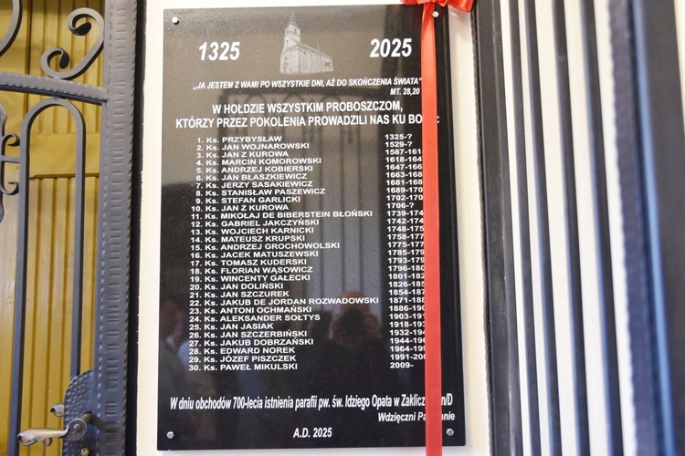 700 lat parafii św. Idziego Opata w Zakliczynie - Msza św. 