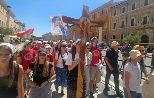 Młodzież z Drogi Neokatechumenalnej na Jubileuszu Młodych w Rzymie