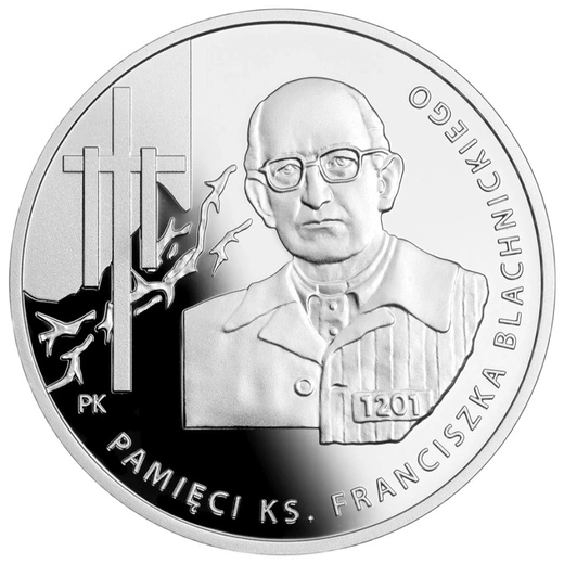 Moneta z ks. Franciszkiem Blachnickim