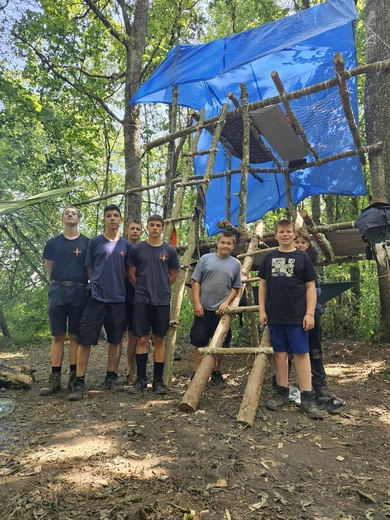 Skauci - obóz harcerzy