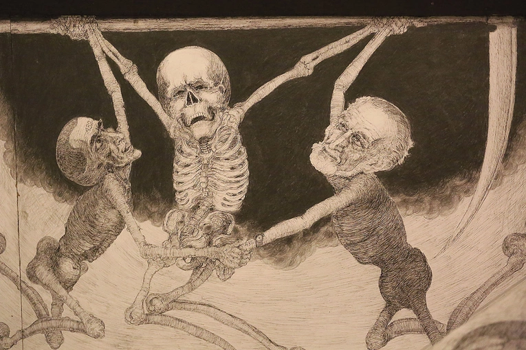 Wystawa rysunków byłego więźnia Mariana Kołodzieja.