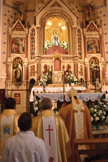 Mszę św. zakończyła modlitwa do Pani Koziańskiej. 