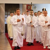 Eucharystia sprawowana była w kaplicy seminaryjnej.
