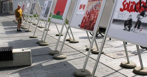 Wystawa "Wolność zaczyna się od słowa solidarność"