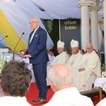 Modlitwa przy kaplicy w Opocznie 