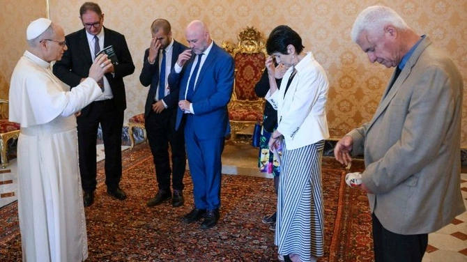 Matka dziennikarza zabitego przez ISIS u Papieża 