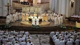 Katowice. Jubileuszowa pielgrzymka kapłanów i diakonów