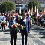 Polowa Msza św. przy katedrze na 45 lat Solidarności