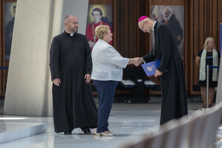 Odprawa katechetyczna w Świątyni Opatrzności Bożej