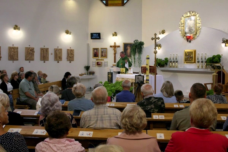 Msza św. w I rocznicę śmierci ks. Tomasza Horaka w sanktuarium Maria Hilf k. Zlatych Hor