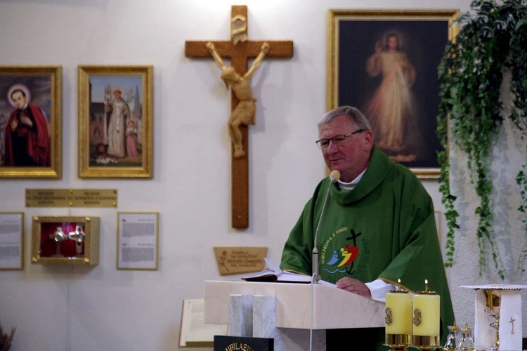 Msza św. w I rocznicę śmierci ks. Tomasza Horaka w sanktuarium Maria Hilf k. Zlatych Hor