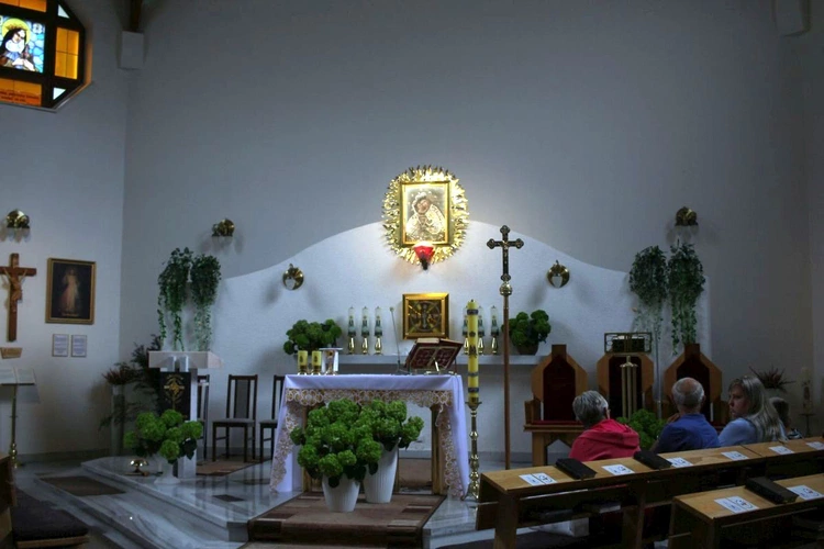Msza św. w I rocznicę śmierci ks. Tomasza Horaka w sanktuarium Maria Hilf k. Zlatych Hor
