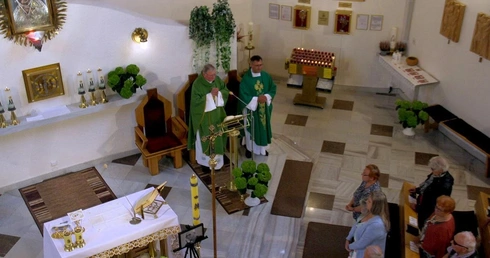Msza św. w I rocznicę śmierci ks. Tomasza Horaka w sanktuarium Maria Hilf k. Zlatych Hor