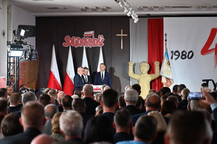 Rocznicowe uroczystości Solidarności w Gdańsku