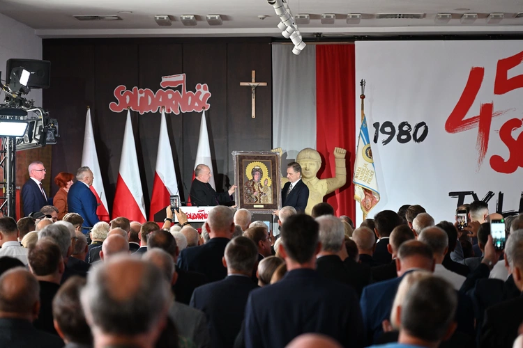 Rocznicowe uroczystości Solidarności w Gdańsku