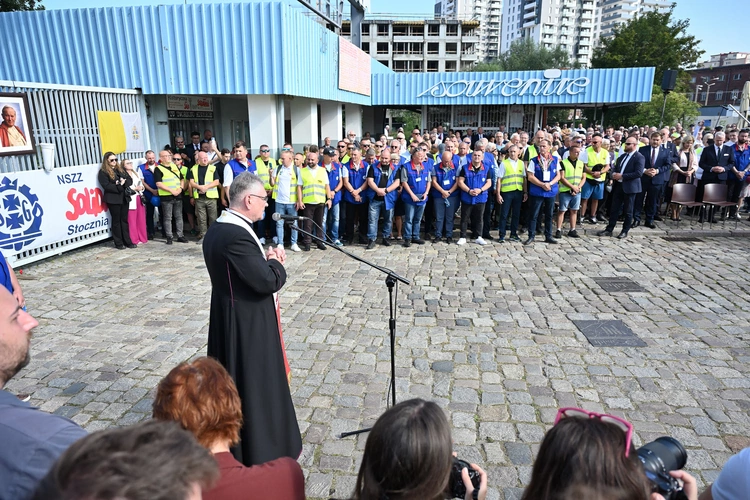 Rocznicowe uroczystości Solidarności w Gdańsku