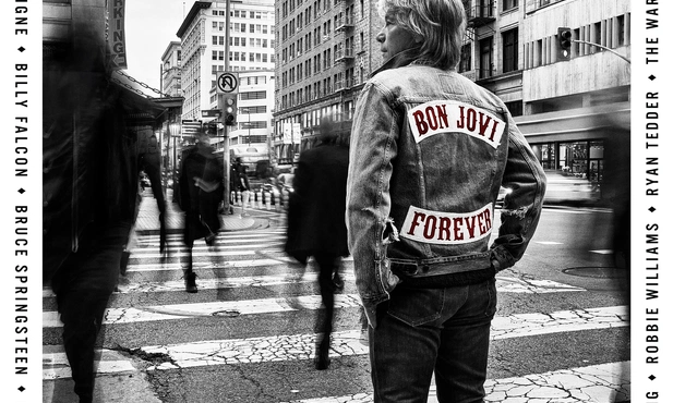 BON JOVI - Red, White & Jersey