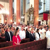 Sanktuarium św. Jacka było pierwszym punktem pielgrzymki.