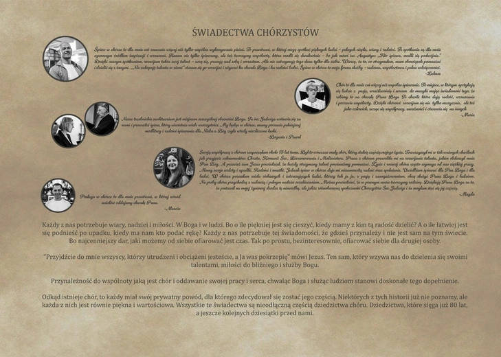 Wystawa poświęcona Chórowi św. Jadwigi w Trzebnicy