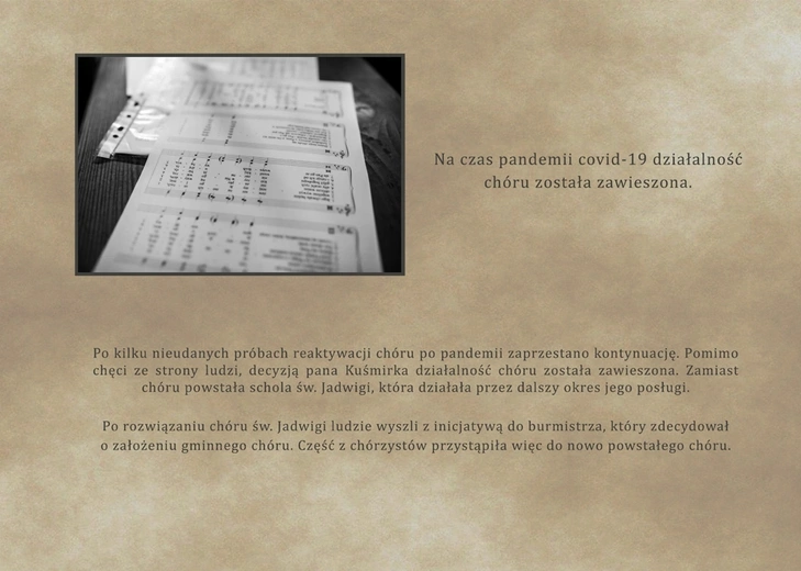 Wystawa poświęcona Chórowi św. Jadwigi w Trzebnicy