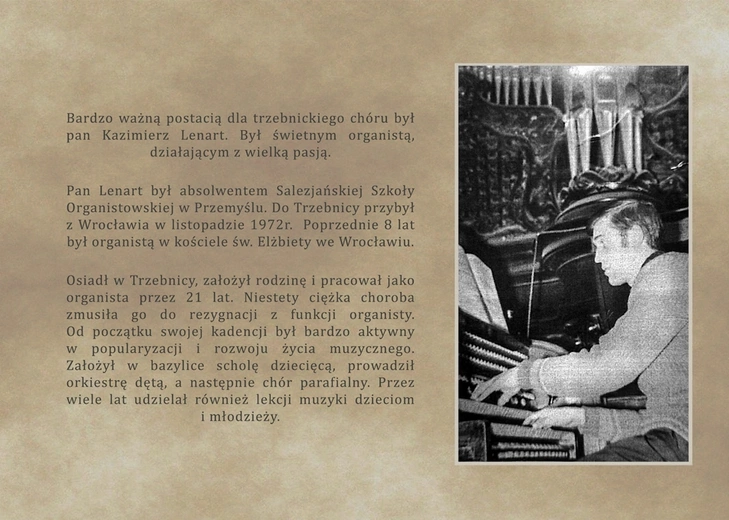 Wystawa poświęcona Chórowi św. Jadwigi w Trzebnicy